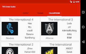 TI5 Event Guide screenshot 5