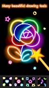 برنامهنما Learn To Draw Glow Flower عکس از صفحه