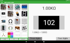 برنامه‌نما Electronics Toolkit عکس از صفحه