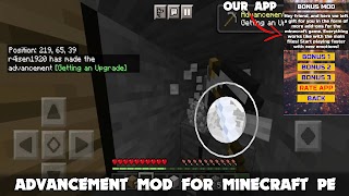 Advancement Mod Minecraft PE syot layar 5