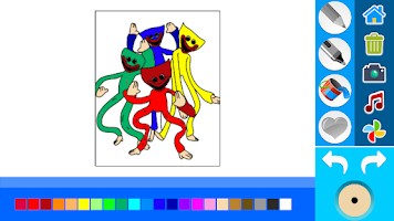 mini huggies Coloring Book Ekran Görüntüsü 2