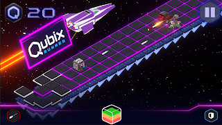 برنامه‌نما Qubix Runner عکس از صفحه