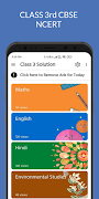 Class 3 Solution Offline App ポスター