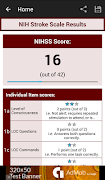 NIH Stroke Scale (NIHSS) 스크린샷 2