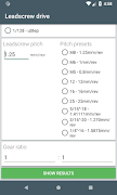 2 Schermata StepperMillimeter calculator