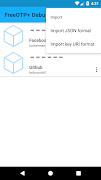 FreeOTP+ (2FA Authenticator) captura de pantalla 2