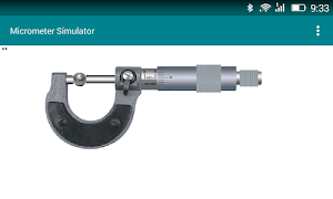 Micrometer Simulator اسکرین شاٹ 1
