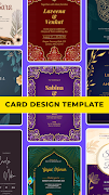 Digital Invitation Card Maker captura de pantalla 1
