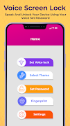 Voice Screen Lock تصوير الشاشة 1