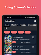 AnimeChart - Anime Calendar ảnh chụp màn hình 4