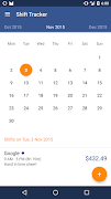 Shift Tracker ภาพหน้าจอ 1