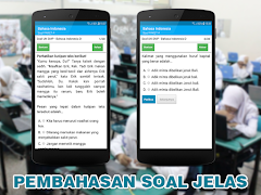 Soal Tes Simulasi UNBK SMP MTS syot layar 3