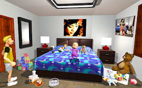 Virtual Dad Rich Family Sim ảnh chụp màn hình 4