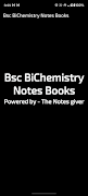Bsc BioChemistry Notes poster