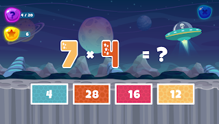 برنامه‌نما Fun Space Maths عکس از صفحه