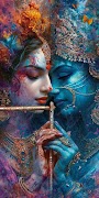 Radha Krishna Wallpaper постер
