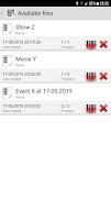 برنامه‌نما LoMag Ticket scanner - Control عکس از صفحه
