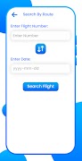 برنامه‌نما Live Flight Tracker عکس از صفحه
