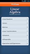 Linear Algebra Course App پوسٹر
