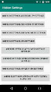 Hidden Settings captura de pantalla 2