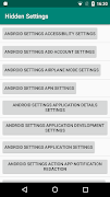 Hidden Settings اسکرین شاٹ 2