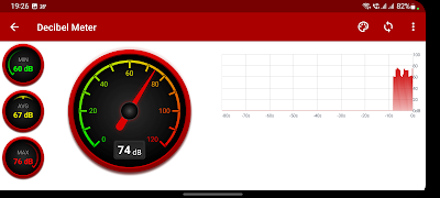 برنامه‌نما Decibel (Sound) Meter عکس از صفحه