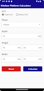 Kitchen Platform Calculator screenshot 2