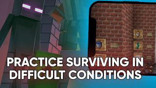 Training Map for Minecraft الملصق