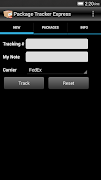 4 Schermata Package Tracker Express