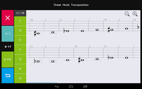 برنامه‌نما Sheet Music Transposition عکس از صفحه