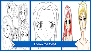 Drawing Anime Face screenshot 3