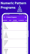 C Pattern Programs स्क्रीनशॉट 3