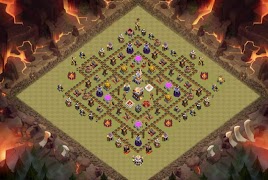 Maps COC TH 11 War Base الملصق