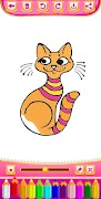 3 Schermata Kitty Coloring Game