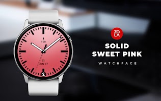 Poster Solid Sweet Pink Watch Face