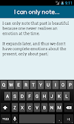Blue Notes: Minimal Notepad imagem de tela 1