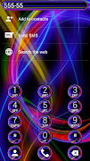 Dialer Theme Neon Abstract 截图 2