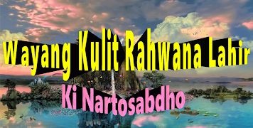 Poster Rahwana Lahir Wayang Kulit