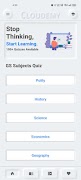 Cloudemy Quiz for UPSC Exams captura de pantalla 1