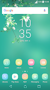 spring Xperia theme ภาพหน้าจอ 1