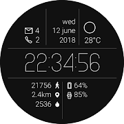 1 Schermata Primary Watch Face