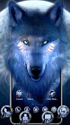 Black Cool Wolf  King Theme screenshot 1