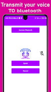 برنامهنما Mic to Speaker Bluetooth live عکس از صفحه