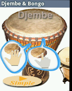 Virtual Djembe & Bongo plakat
