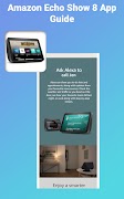 برنامه‌نما Amazon Echo Show 8 App Guide عکس از صفحه