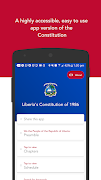 1986 Constitution of Liberia poster