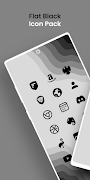 Flat Black - Icon Pack 海報