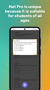 Mat Pro -Solving math problems ภาพหน้าจอ 4