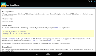 VBScript Pro Quick Guide Free اسکرین شاٹ 7