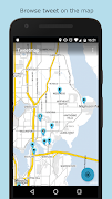 Tweet Map اسکرین شاٹ 1